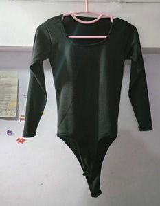 Black Long Sleeve Bodysuit