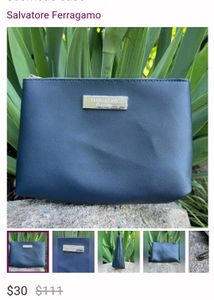 Salvatore Ferragamo X Air India Cosmetic Case