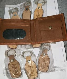 Rosava Leather Wallet &amp; Keychains Set