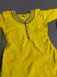 embroidery Kurta Set with Dupatta (3 piece)