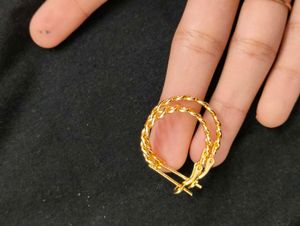 Gold Infinity earrings