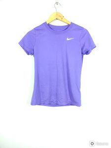 The Nike Tee Purple Round Neck T-Shirts (Women's)