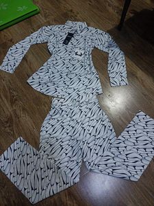 New  Forever  Shirt With Pant Co -ord Set Printe