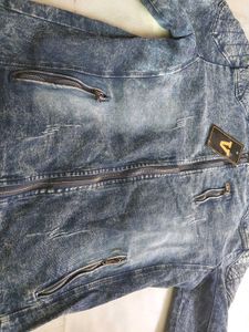 Lagishong Distressed Denim Jacket - 4XL