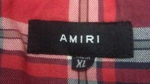 Red Plaid Flannel Shirt [AMIRI]