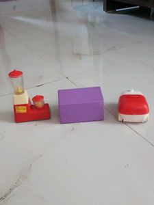 Microwave, Mixer VaccumeCleaner toys and other