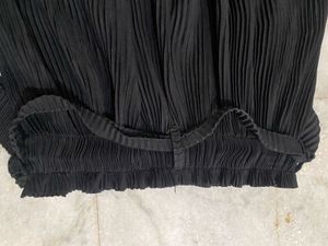 Stylish Black Flared Trouser With Belt