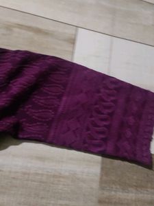 Deep Wine Chikenkari Kurti🤍🤍🤍🤍✨✨✨✨