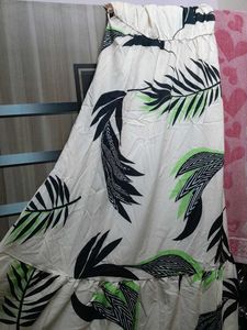 Tropical Print Sundress