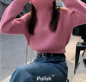 New With Tag Korean Pink Knit Crop Top
