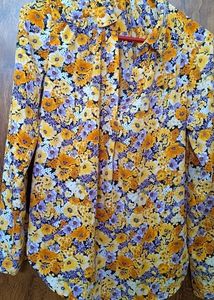 Floral Button Down Shirt
