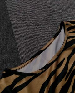 Zebra Print Crop Top