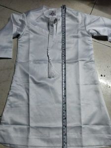White And Golden Arbi Jubba