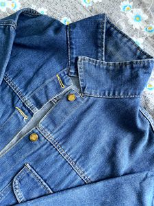 Denim pocket trucker jacket