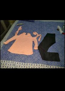 Kids Girls Top And Pants Set