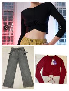 jeans+tops combo 💙