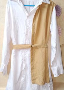 🌷 Stylish White Tunic Shirt 🌷