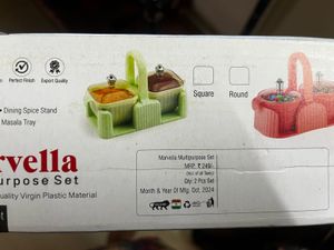 Dry Fruits Plastic Jar Set
