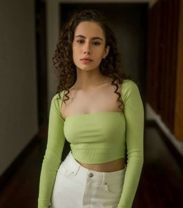 Lime Green Crop Top