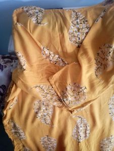 Mustard Kurti For Sale Pure Cotton