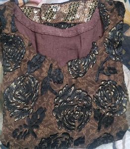 chiffon kurta