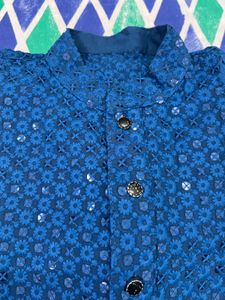 Blue sequin Kurta