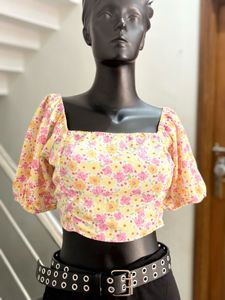 Floral Crop Top