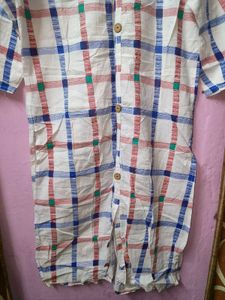 Checkered Tunic kurti