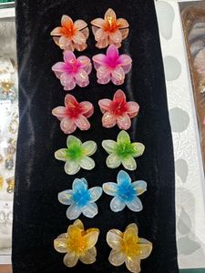 Flower Hair Clips - Set