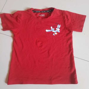 Beautiful Red Colour T Shirt