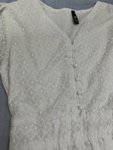 White A Line Dress