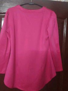 Pink High Low Top