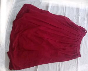 Wine Maroon Embroidered Lehenga Choli