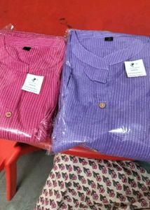 lavander A-line kurta set for women