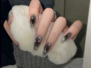 Sale!!! Grunge Galaxy Theme :  10 Press On Nails