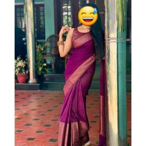 Grape Wine Color Amazing saree😍🤎