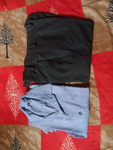 Blue Casual Shirt with pant