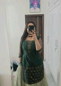 Elegant Green Kurta Set