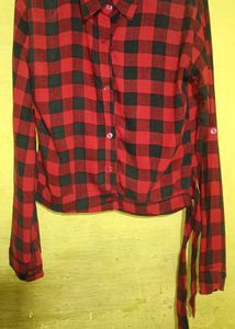 Crop Check Shirt