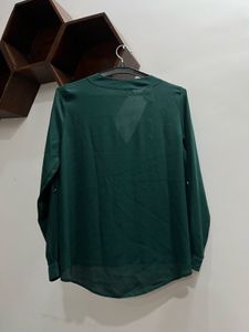 Elegant Green Blouse
