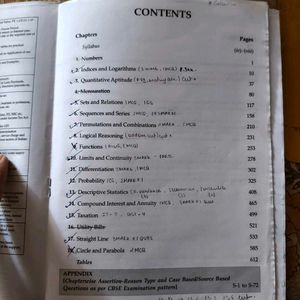 Applied Mathematics Class XI - CBSE Syllabus