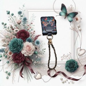 Samsung ZFlip 5 Case With Chain Charm