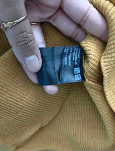 UNIQLO Mustard High Neck