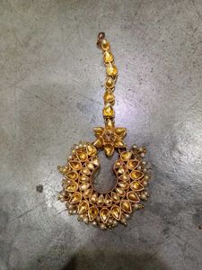 Gold-tone Indian Tikka Headpiece