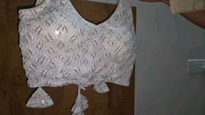 White Embroidered Blouse