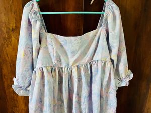 Pastel Floral Mini Dress