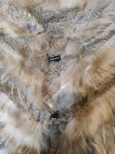 Brown nordic viking inspired poncho/shawl