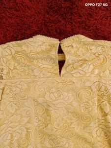Lace Top with Cutout Detail