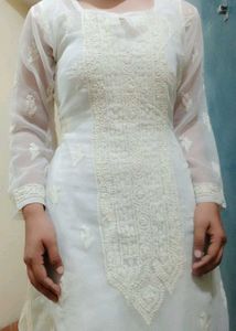 Chikankari Kurti With Inner