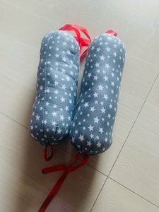 Unisex baby bed, pillow, side pillow